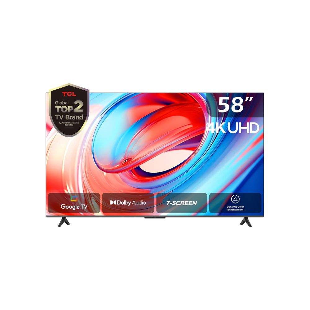 شاشة TCL مقاس 58 بوصة (4k-UHD)، سمارت جوجل تي في