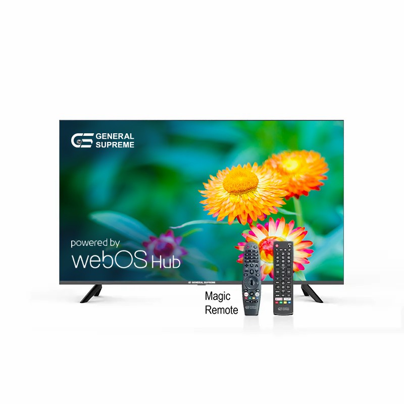 شاشة جنرال سوبريم 55 بوصه فائق الوضوح (4K-UHD-WEO OS) رسيفر داخلي